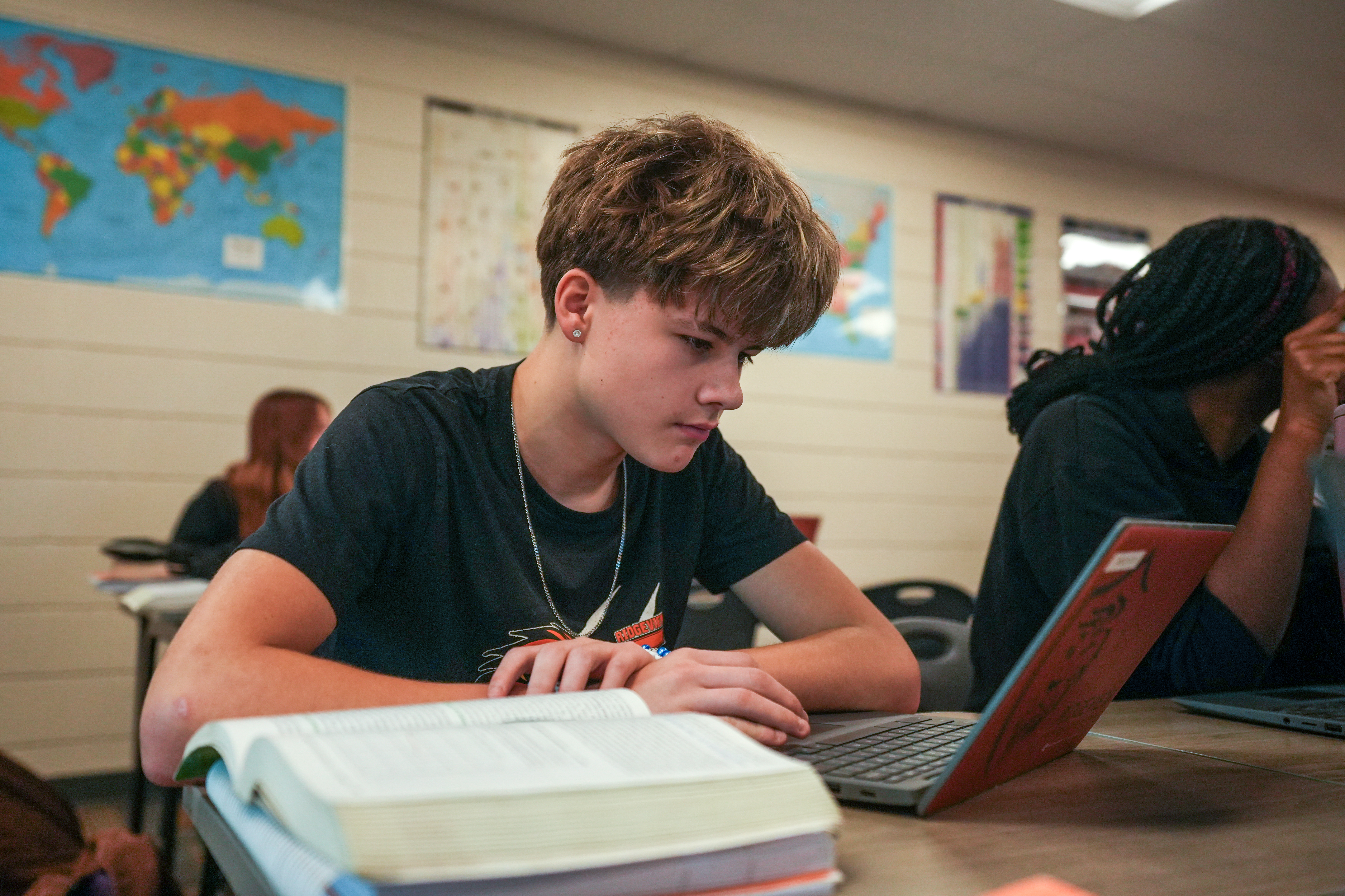 Ridgeview students in classroom